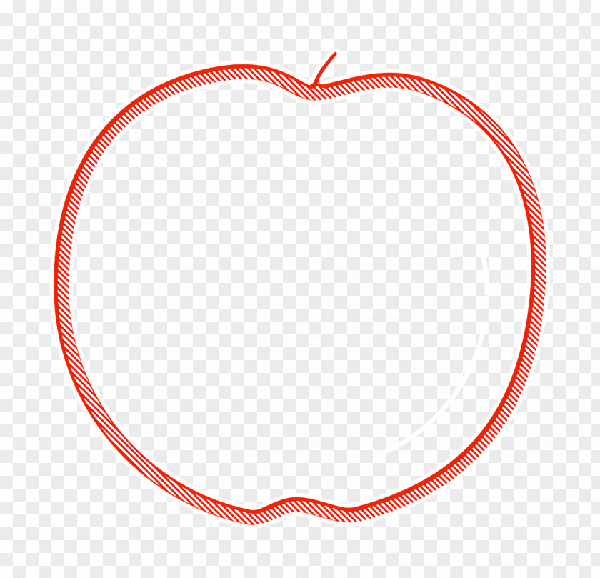 Heart Red Apple Icon Fruit Fruits PNG