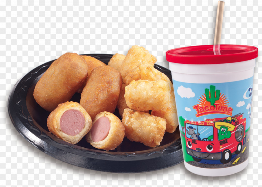 Hot Dog Chicken Nugget Corn Taco Kids' Meal PNG