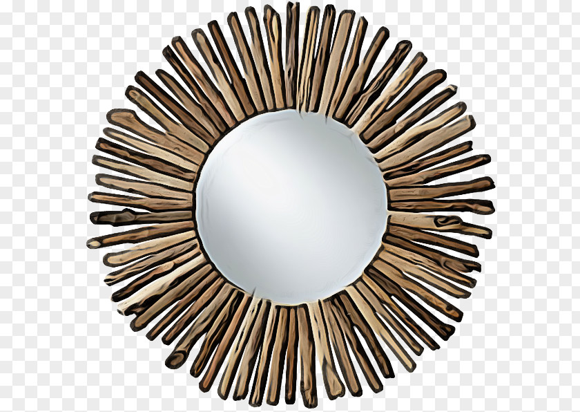 Interior Design Metal Brush Circle PNG