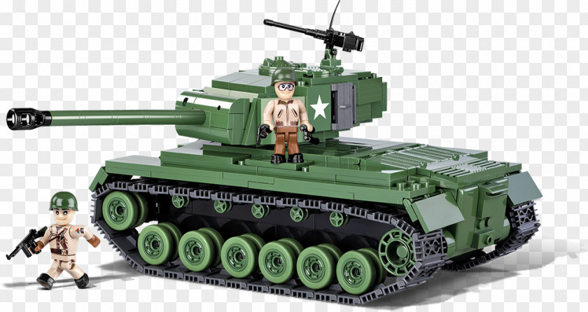 Tank Cobi M26 Pershing Toy Block PNG