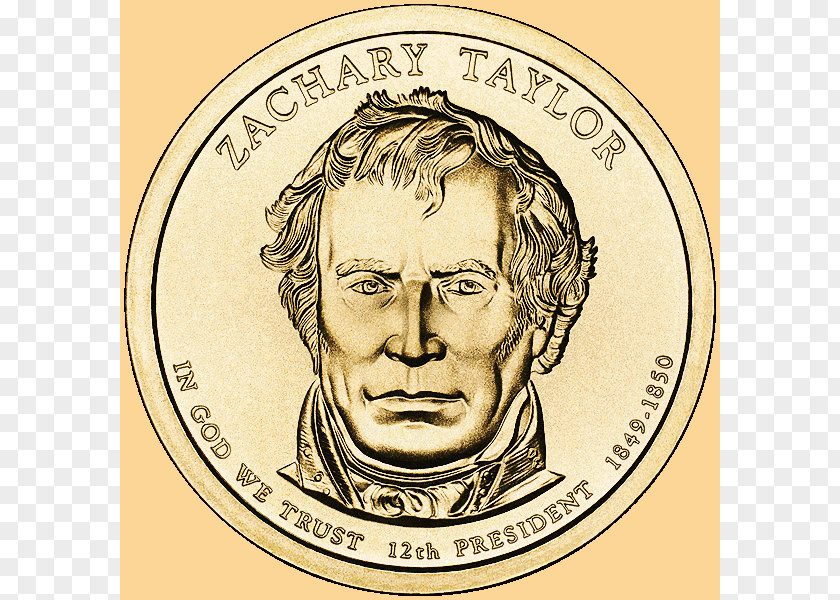 United States Zachary Taylor President Of The Presidential $1 Coin Program Dollar PNG