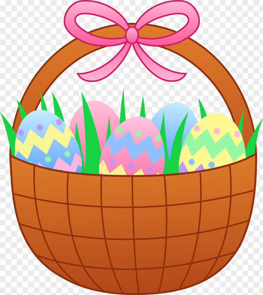 Basket Easter Bunny Clip Art PNG