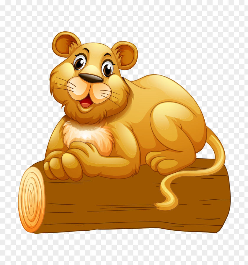 Cartoon Dog Painted On Wood Lion Royalty-free Clip Art PNG