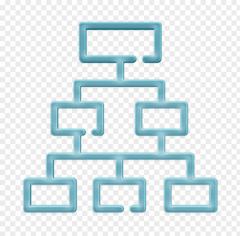 Charts & Diagrams Icon Hierarchical Structure Diagram PNG