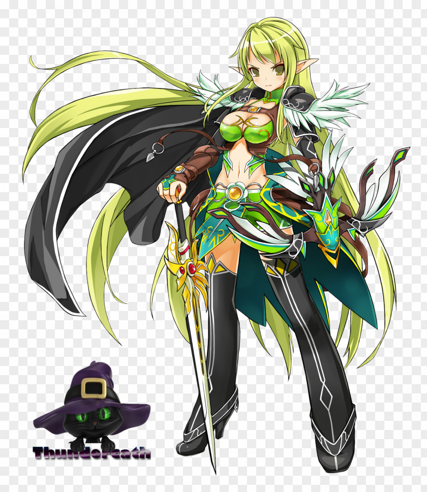Ching Elsword Character Concept Art Elesis PNG