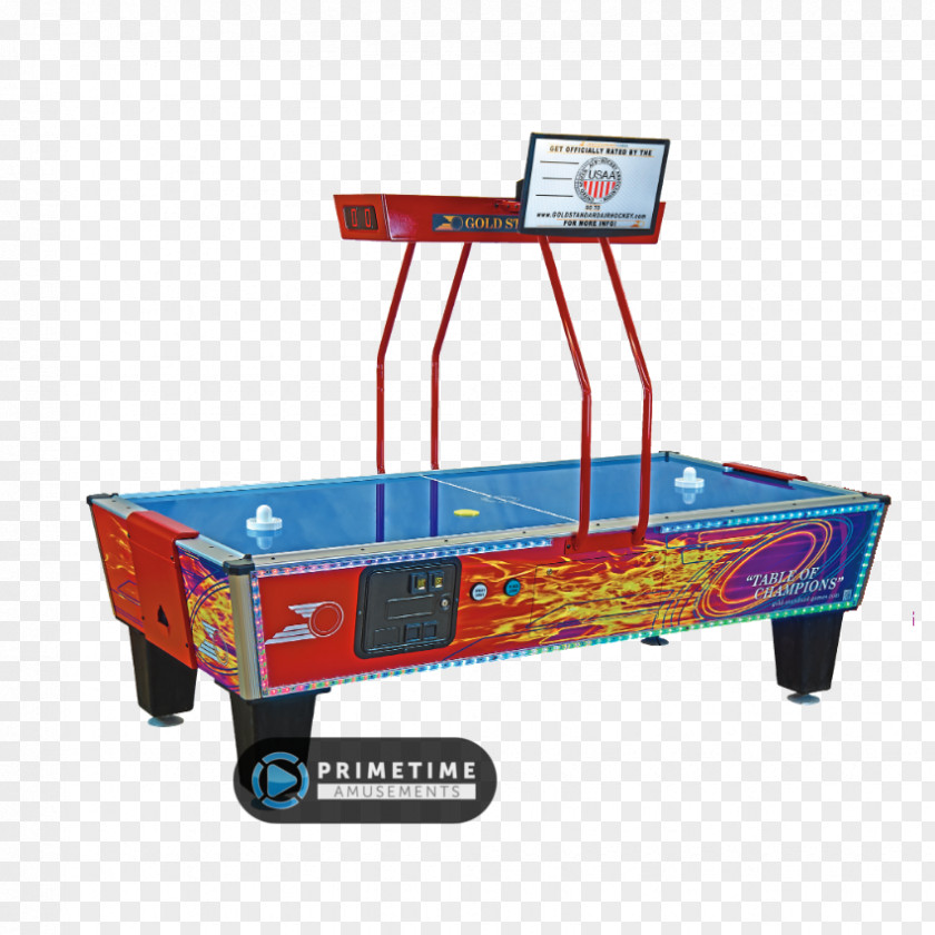 Gold Standard Games Shelti Table Hockey Air Arcade Game PNG