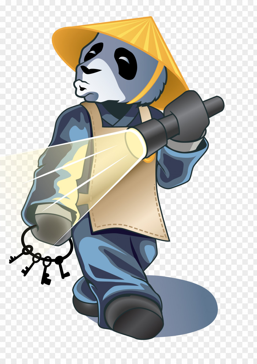 Mascot Xen Computer Security Panda Hardware PNG
