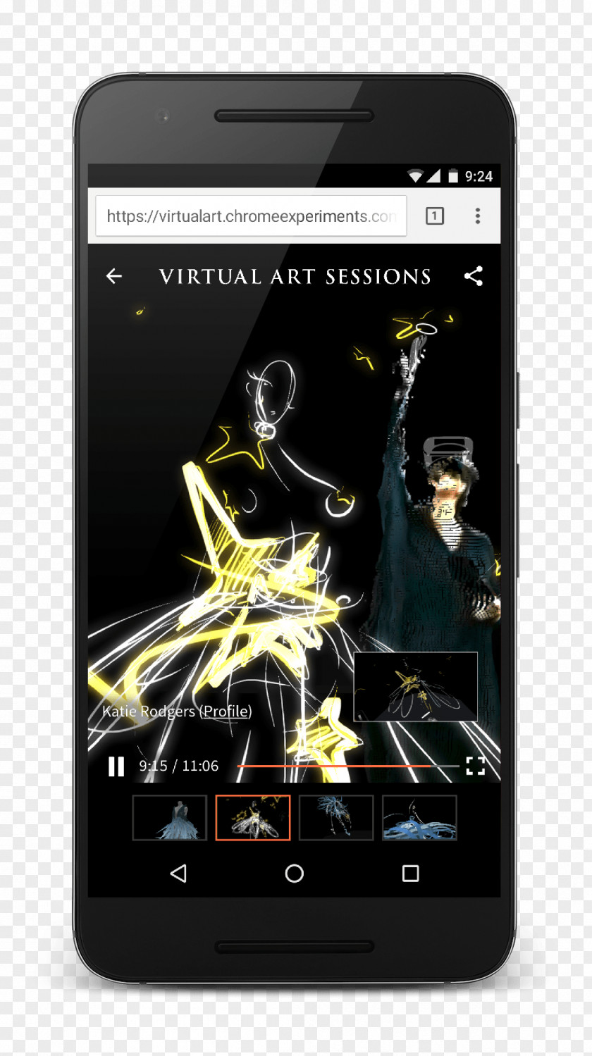 Smartphone Tilt Brush Virtual Art Reality PNG