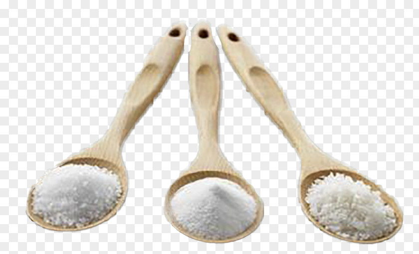 Three Tablespoons Of Edible Salt Spoon PNG