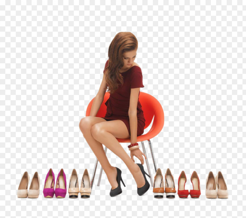 Woman Wearing High Heels High-heeled Footwear Fashion Shoe Dress Wedge PNG