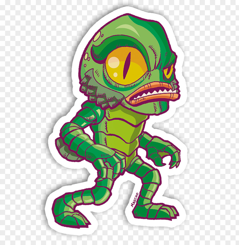 Creature From The Black Lagoon Character Sticker Toad Clip Art PNG