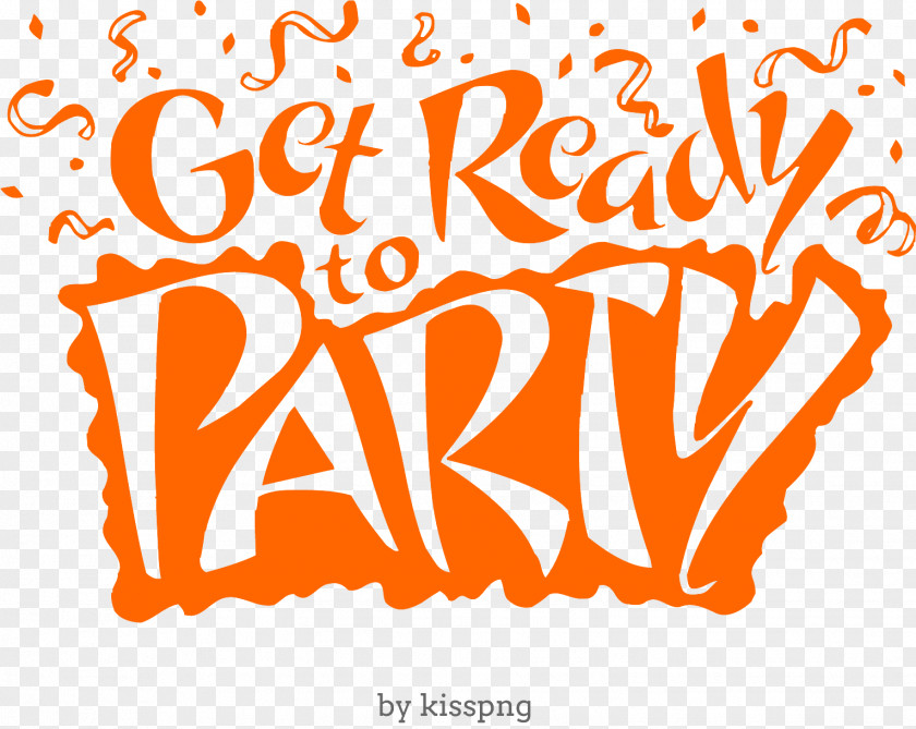 Get Ready To PartyCartoo Happy Birthday Party PNG