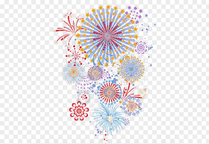 Hand-painted Cartoon Fireworks Drawing Pyrotechnics PNG