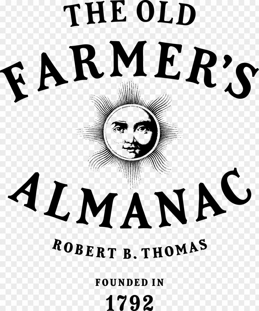 Old Farmers Day Farmer's Almanac Reference Work Charles L. Flint PNG