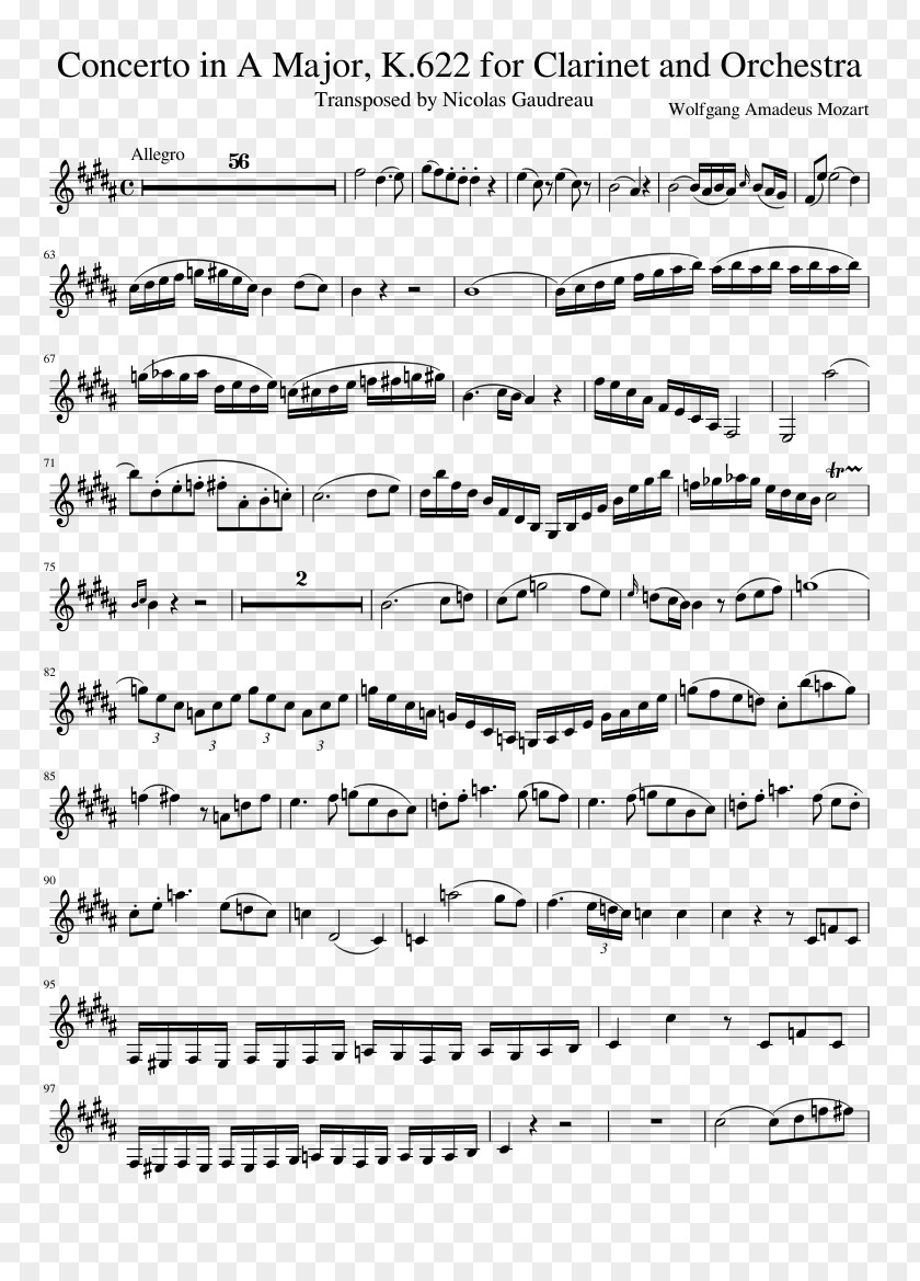 Violin String Quartet Musical Notation PNG