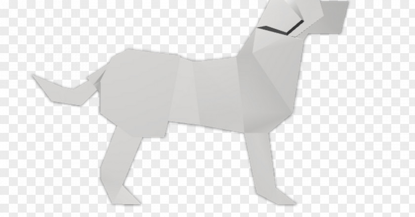 Illustration Vector Black Card Dog Paper Origami Canidae Pet PNG