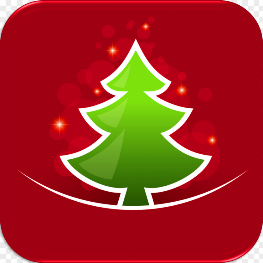 Merry Christmas Tree Ornament Card PNG