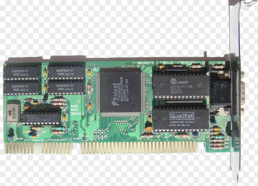 Video Graphics Cards & Adapters Array Industry Standard Architecture Motherboard Trident Microsystems PNG