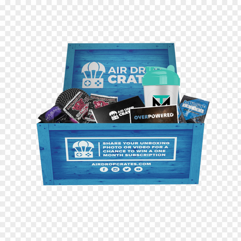 Box Crate Airdrop Helicopter Survival Game PNG
