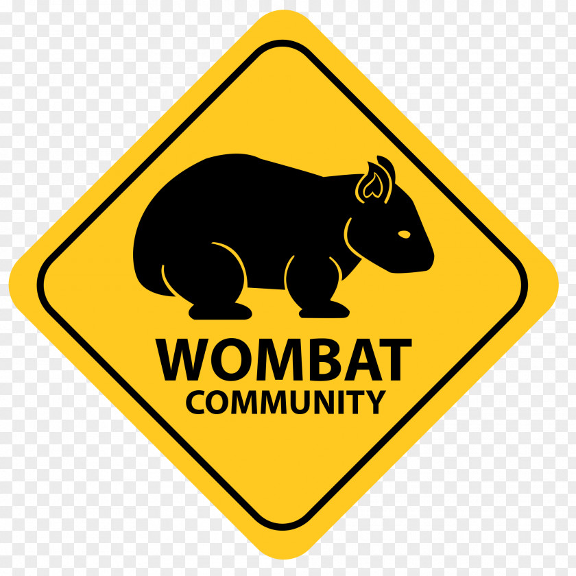 Cute Wombat Common Key Chains Poster Sign PNG