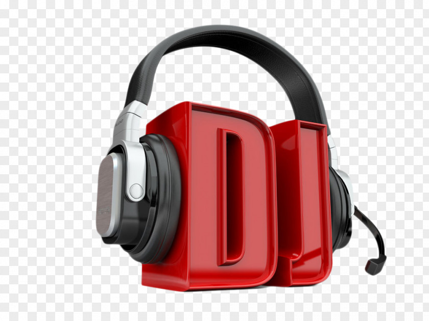 HD DJ Stereo Headphones Disc Jockey 3D Computer Graphics Stock Photography Illustration PNG