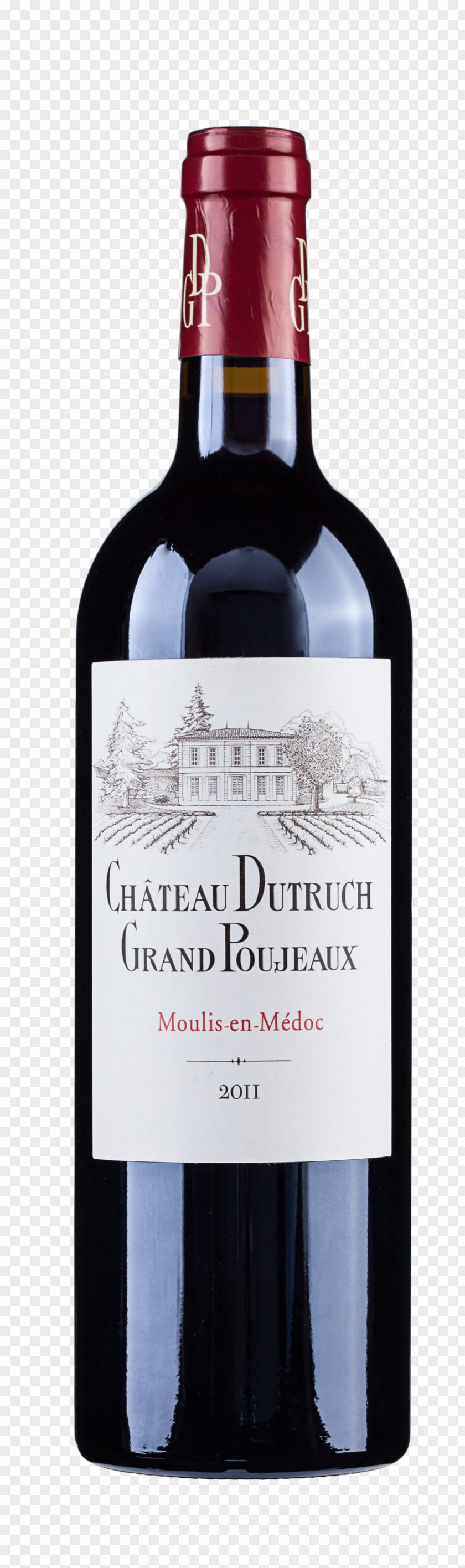 Wine Red Grand Poujeaux Winery Cru PNG