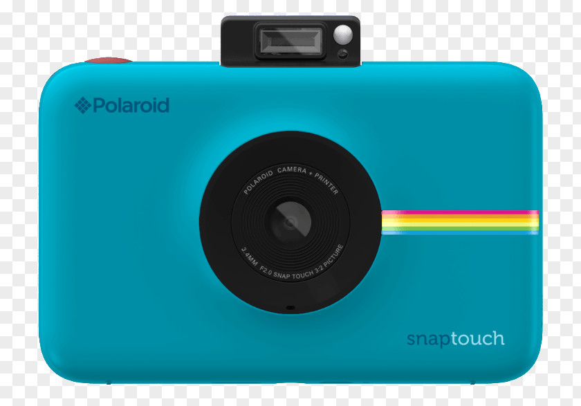 Blue Instant CameraCamera Polaroid Snap Touch Camera PNG