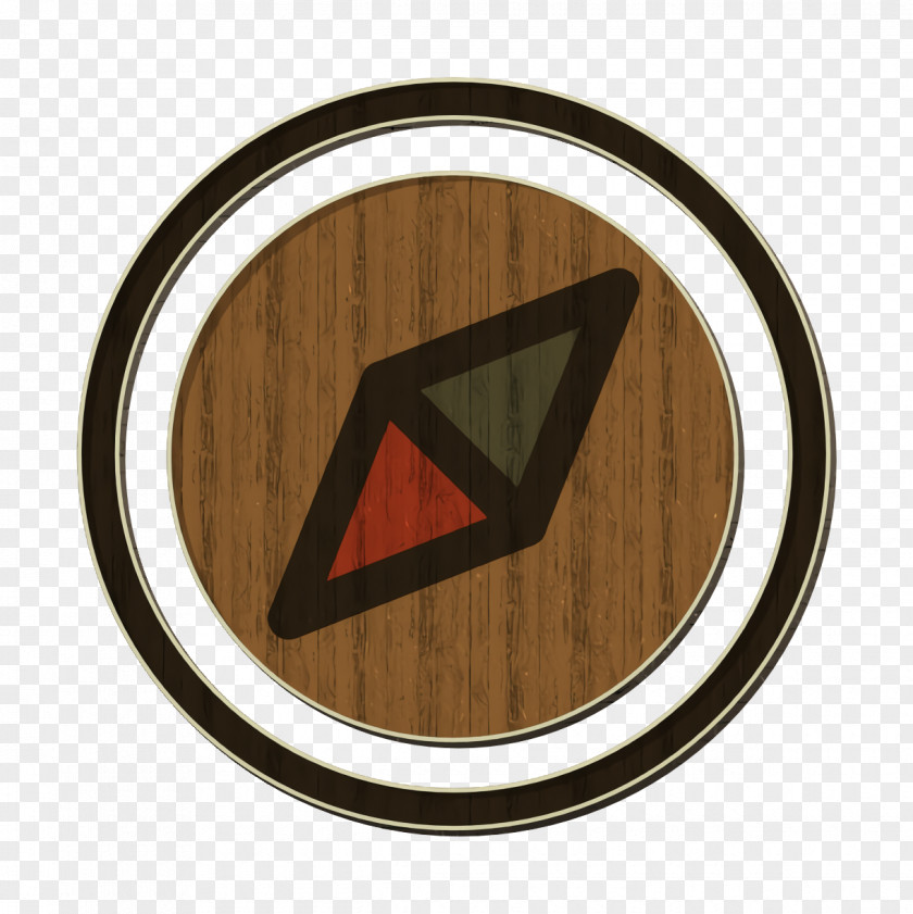 Logo Wood Compass Icon Dipping Direction PNG