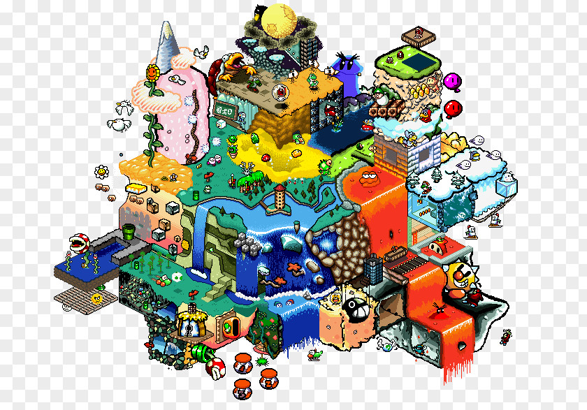 Mario Super World 2: Yoshi's Island Bros. PNG