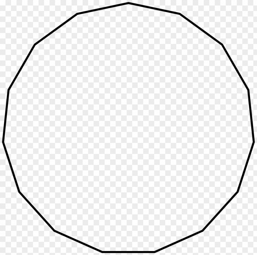 Polygon Icosagon Circle Internal Angle Regular PNG