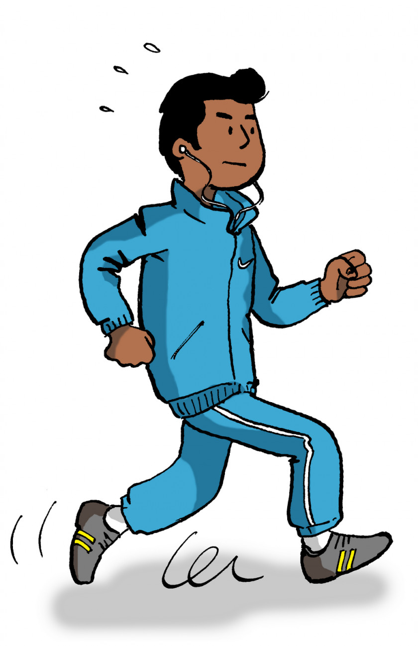 Running Man Animation Jogging Social Media PNG