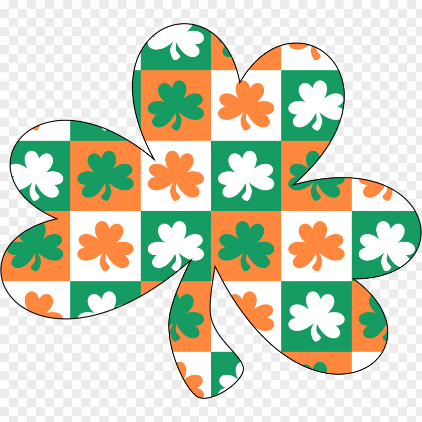 Shamrock Ireland Saint Patrick's Day Tray Clip Art PNG