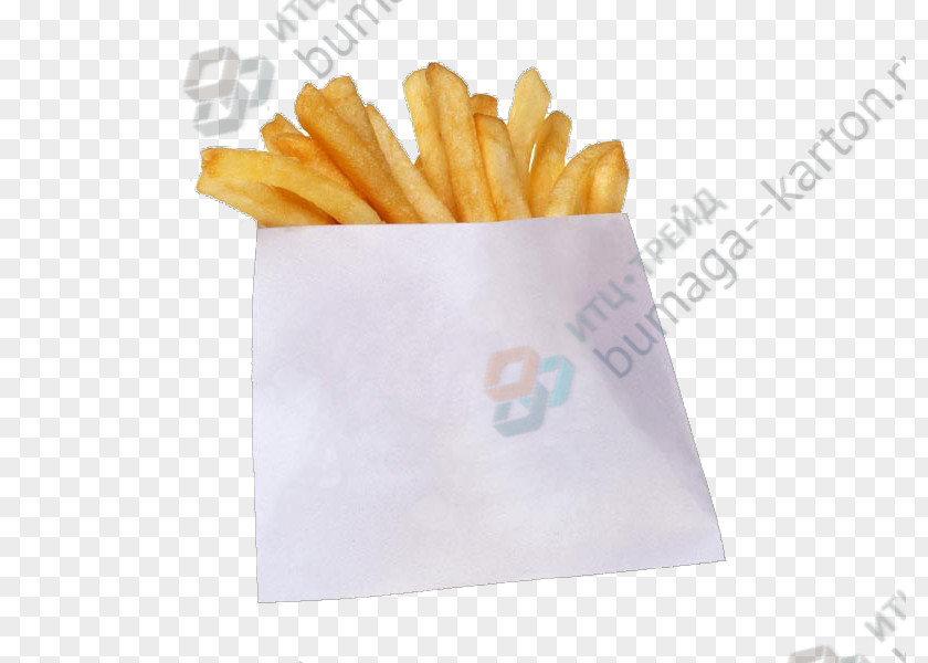 Bag French Fries Hamburger Fast Food Paper Packet PNG