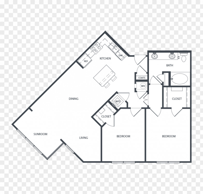 Design Floor Plan Line PNG