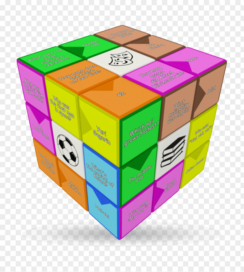 Cube V-Cube 7 Puzzle Quiz PNG