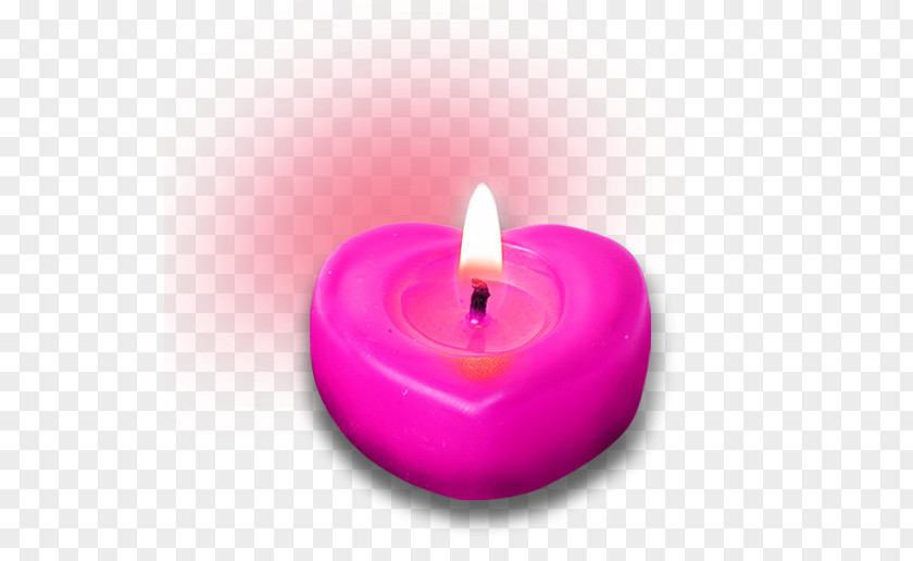 Free Heart-shaped Candle Creative Pull Heart PNG