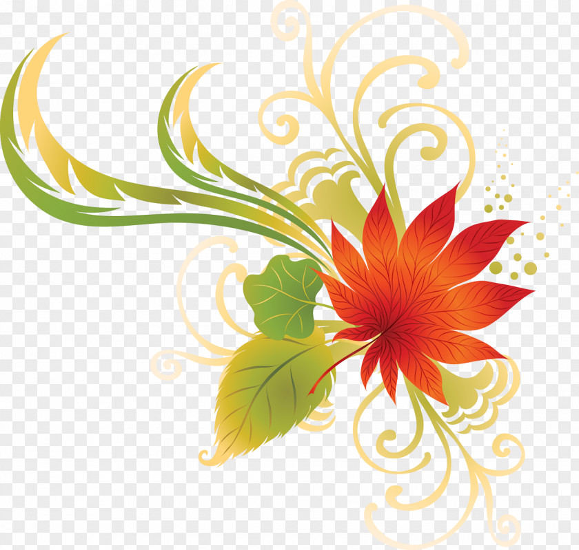 Oriental Leaf Information Flower Clip Art PNG