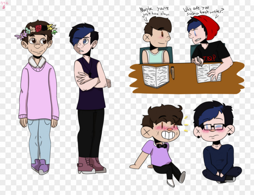 Pastel Wallpaper Desktop Punk Rock Drawing Greywick Dan And Phil PNG