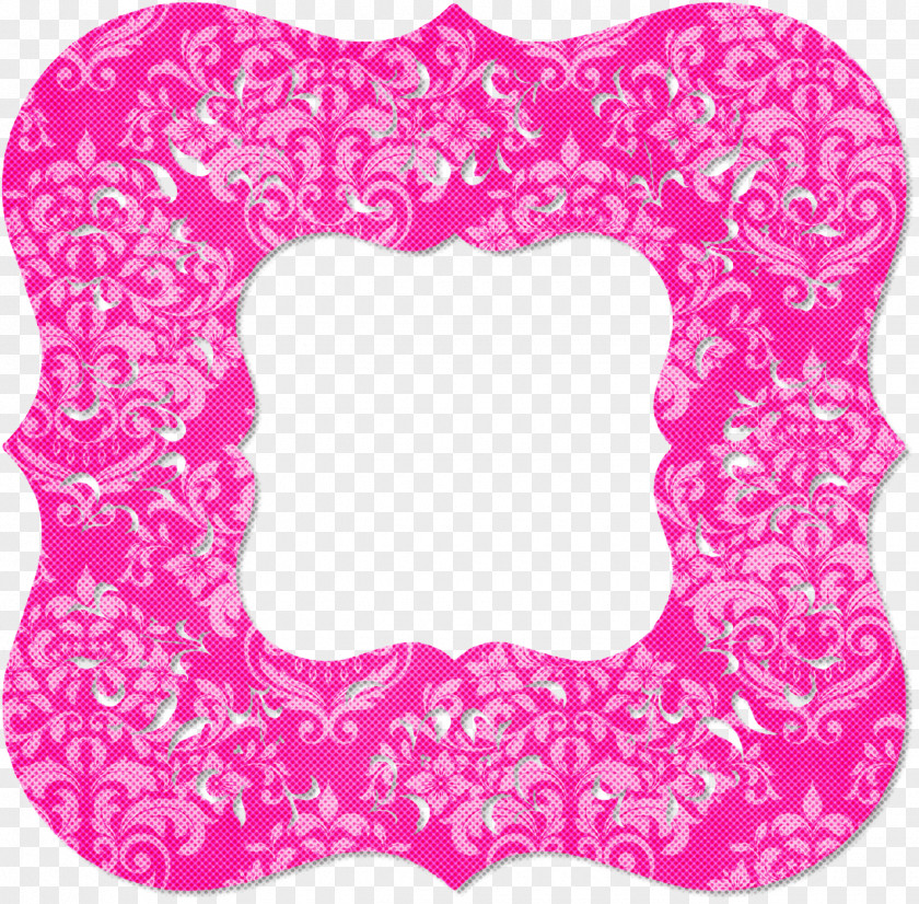 Rectangle Magenta Decorative Borders PNG