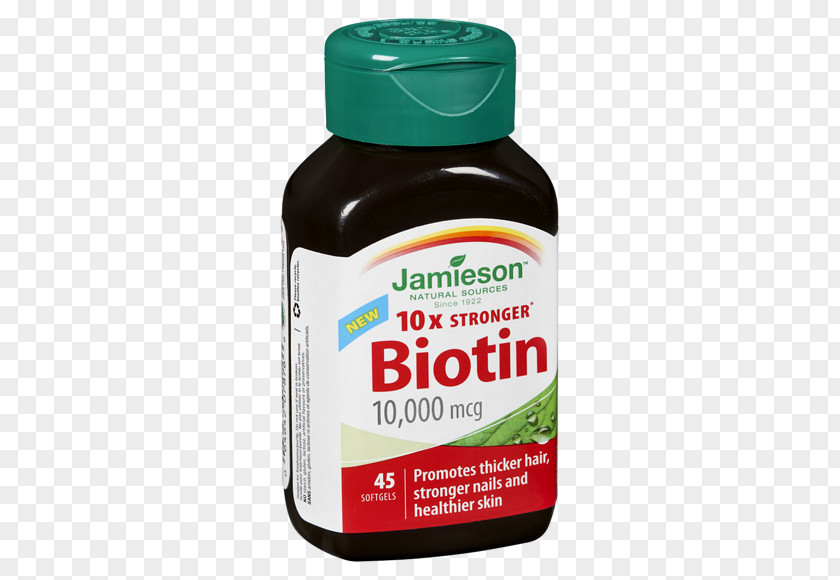 Dietary Supplement Biotin Jamieson Laboratories Vitamin E PNG