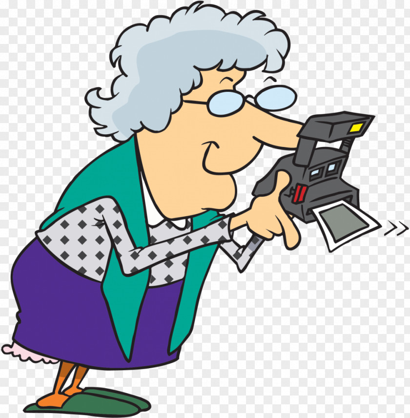 Grandma Instant Camera Royalty-free Clip Art PNG