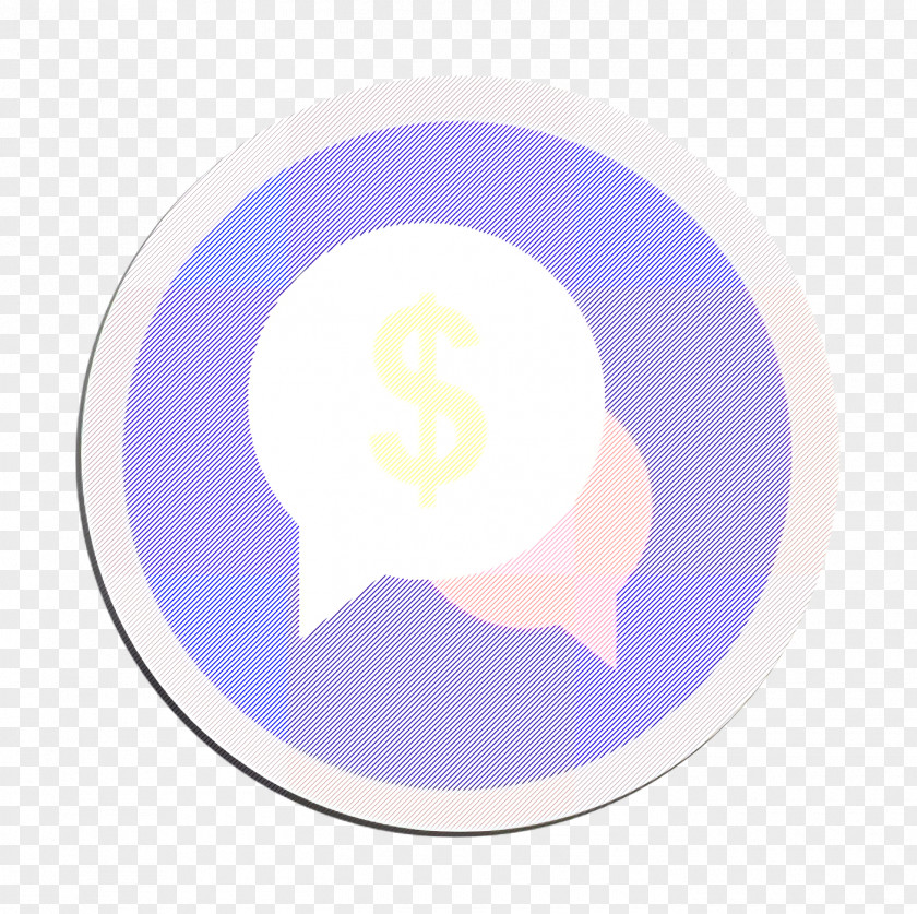 Moon Fried Egg Bubble Icon Chat Dollar PNG