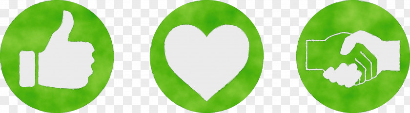 Oval Logo Green Heart Leaf Symbol PNG