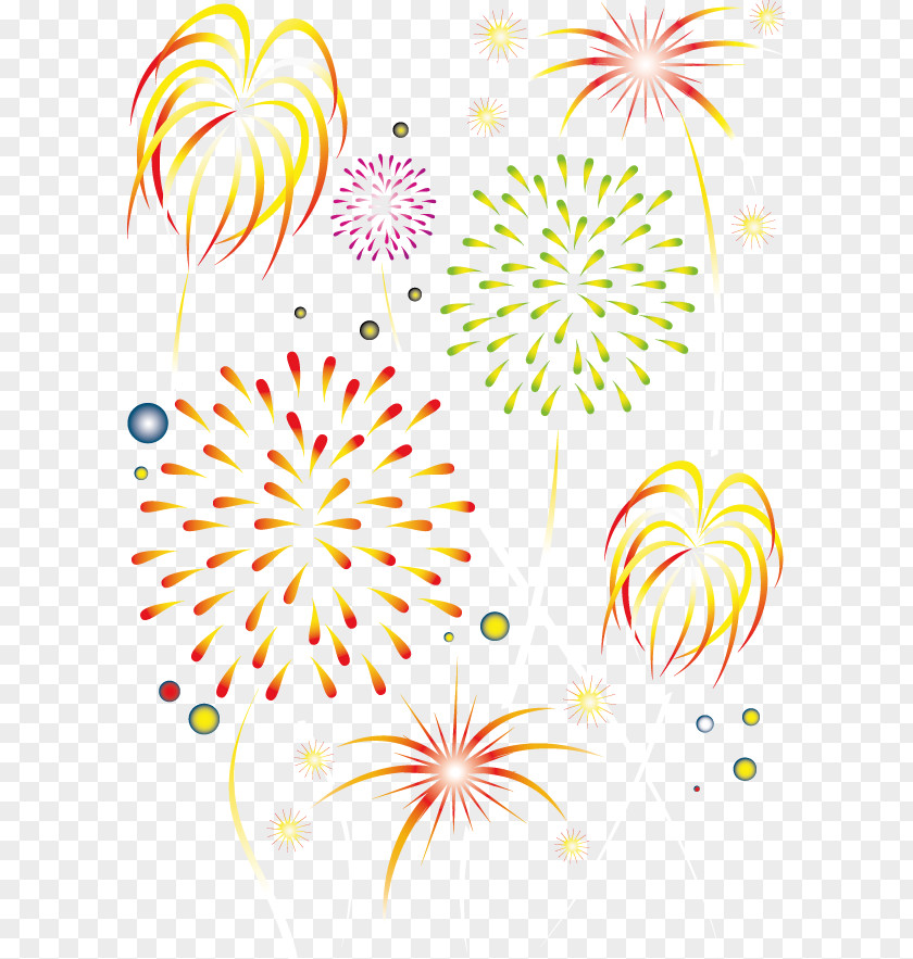 Vector Festive Fireworks Chinese New Year Lantern Public Holidays In China PNG