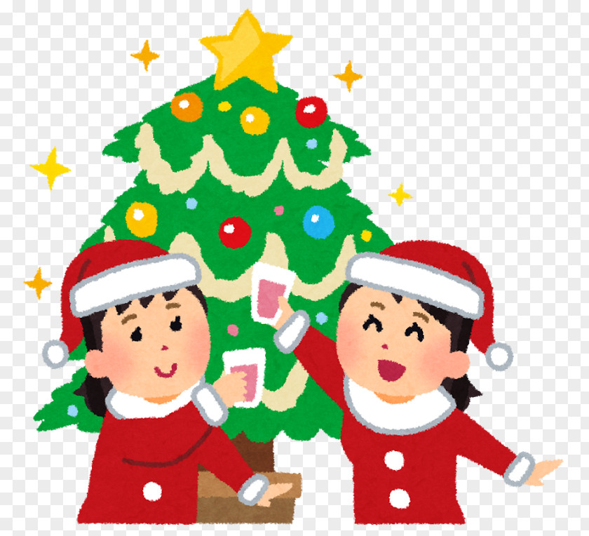 Christmas Tree Santa Claus Day クリスマスプレゼント Party PNG