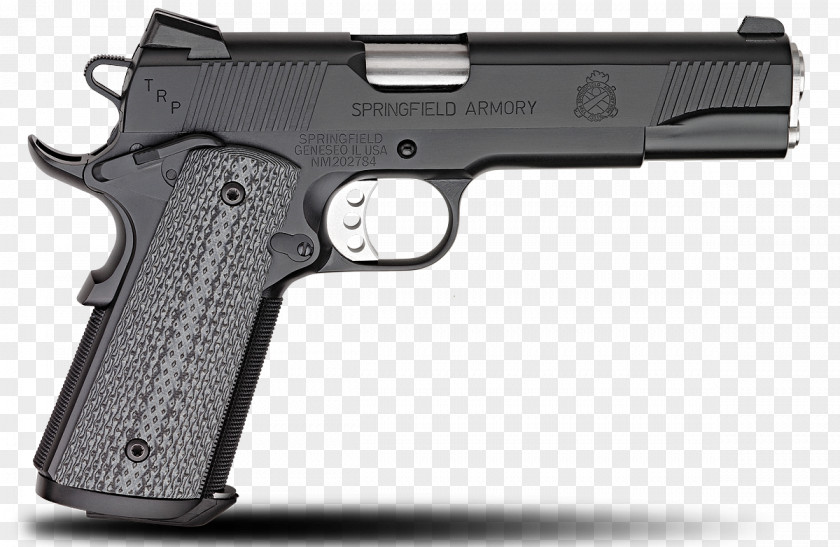 Handgun Springfield Armory .45 ACP Firearm M1911 Pistol PNG