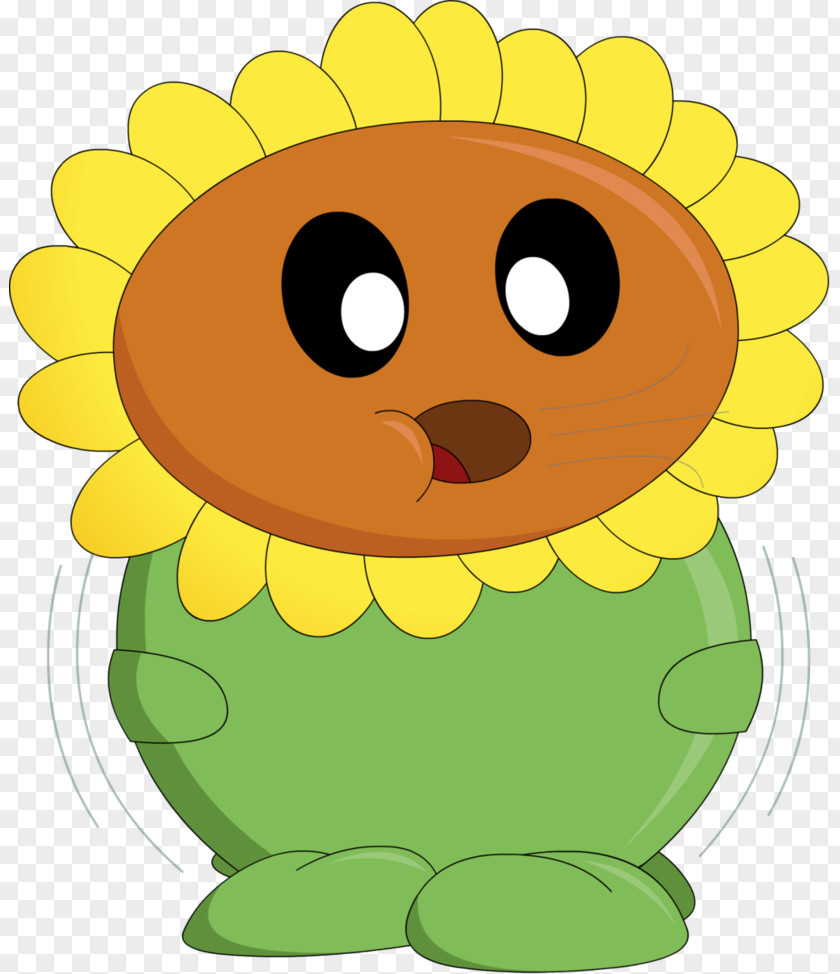 Plants Vs Zombies Vs. Common Sunflower Fat PNG