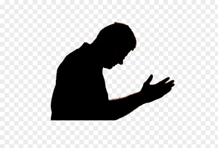 Silhouette Praying Hands Prayer God PNG