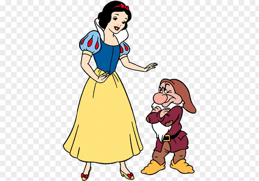 Snow White Stick Grumpy Dopey Bashful Sneezy Seven Dwarfs PNG