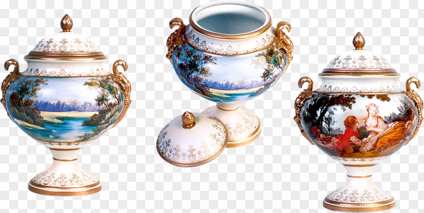 Vase Porcelain Urn Tableware Cup PNG